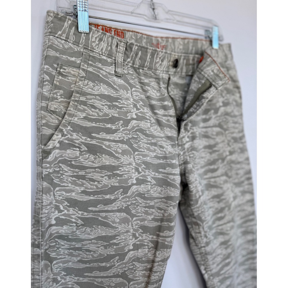 Dockers Alpha Khaki Slim Fit Pants 32x32(31.5x31) Grey Tiger Stripe Camo Chinos‎